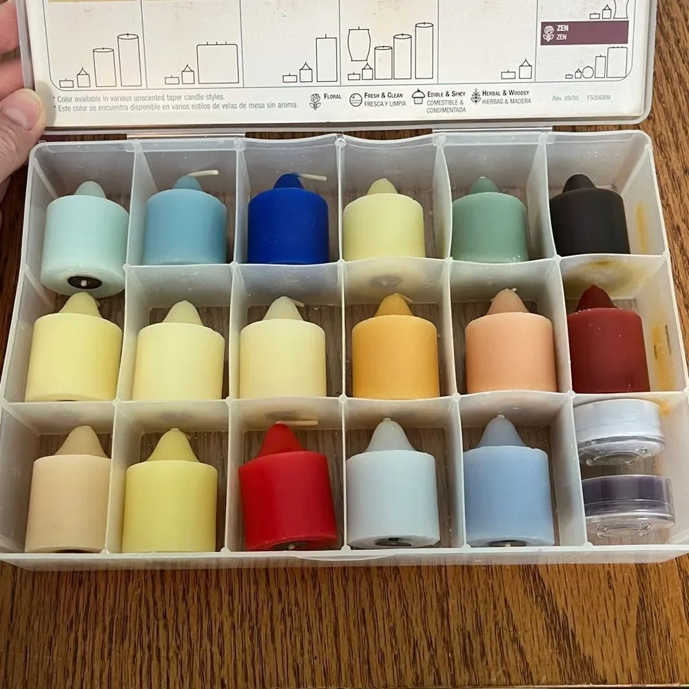 Partylite Fragrance Sampler 17 votives 2 tealights new